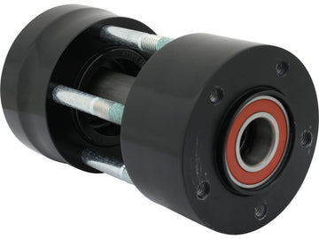 Harley Davidson Dyna [2012-2017]-rear wheel hub ABS Schwarz ABS Doppelfland