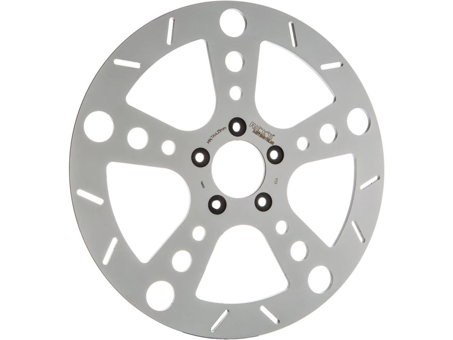 Harley Davidson Sportster [2000-2013]-Rodder brake disc stainless steel polished 11.5 "