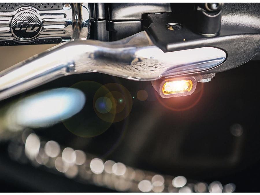 Harley Davidson Touring [2009-2020]-stripes LED turn signal aluminum polished light