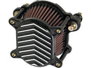 Harley Davidson Dyna [1999-2017]-Omega V-FIN air filter black-1