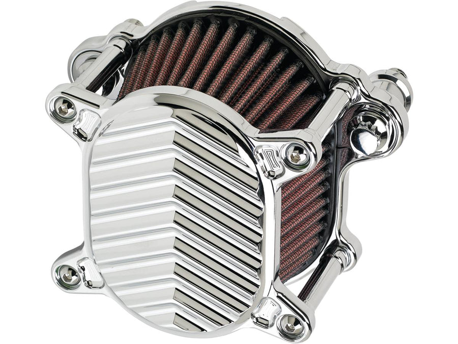 Harley Davidson Dyna [1999-2017]-Omega V-FIN Air Filter Chrom