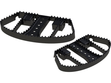Harley Davidson Touring [1985-2025]-MX-Style Free Board black powder-coated ...