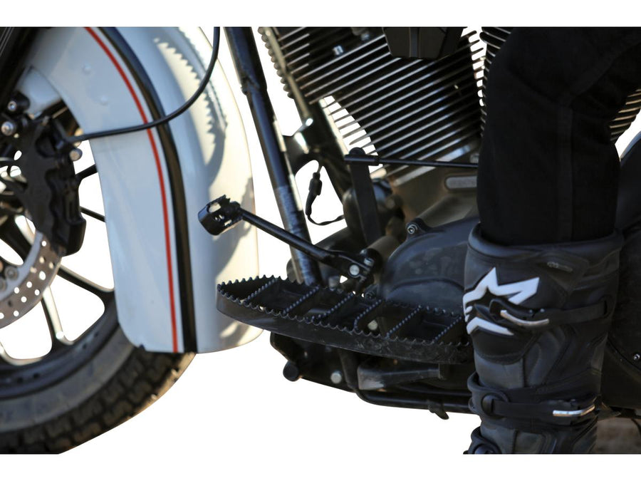 Harley Davidson Touring [1985-2025]-MX-Style Free Board black powder-coated ...