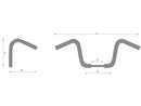Harley Davidson Sportster [1986-2016]-12 Bad Ape Hanger Lenker not noticed 3-hole-7