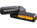 Harley Davidson Dyna [1996-2017]-OEM hand control Led turn signals black anodized-5