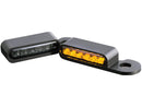 Harley Davidson FXSBSE [2013-2014]-OEM hand control LED indicator black anodized-5