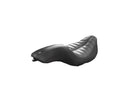 Harley Davidson Touring [2008-2025]-2-up Enzo horizontal seat black vinyl-1