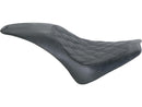 Harley Davidson Scout [2015-2024]-2-up boss diamond seat black vinyl-3