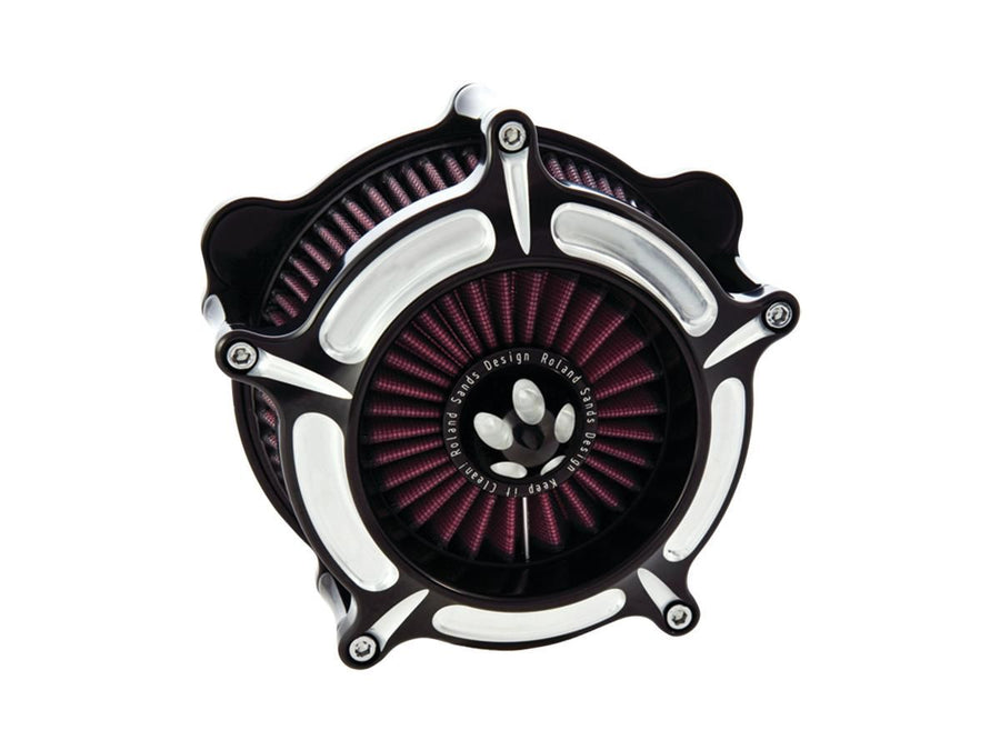 Harley Davidson Softail [2016-2017]-Turbine air filter kit contrast cut