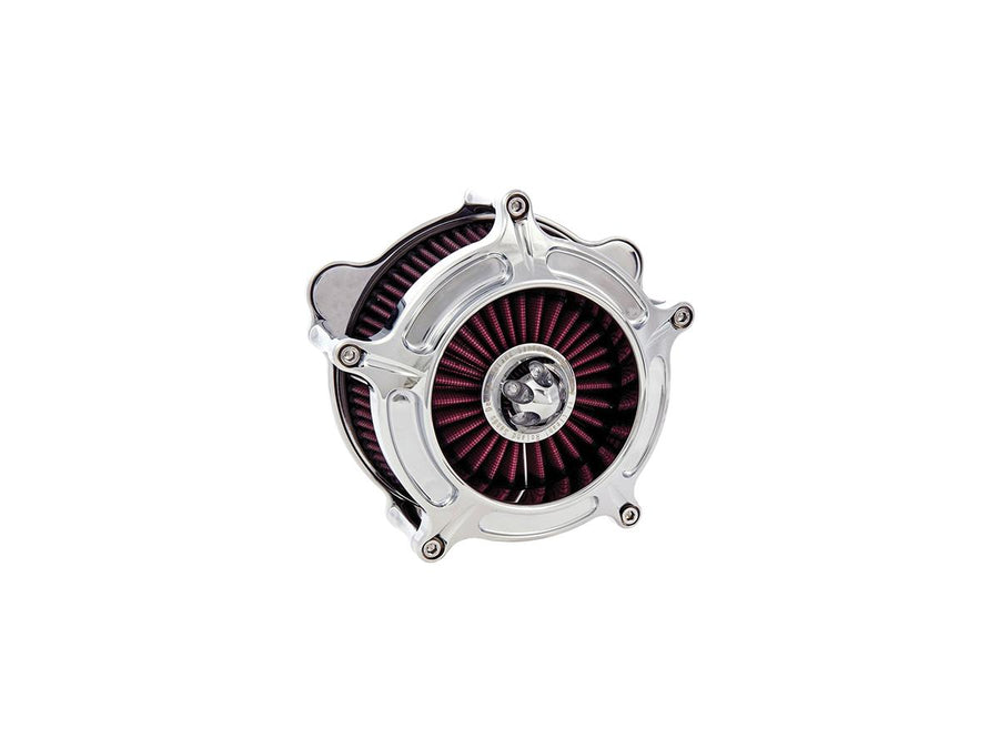 Harley Davidson Softail [2016-2017]-Turbine air filter kit chrome