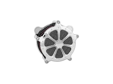Harley Davidson Touring [2008-2016]-Venturi Speed ​​7 air filter kit Chrom