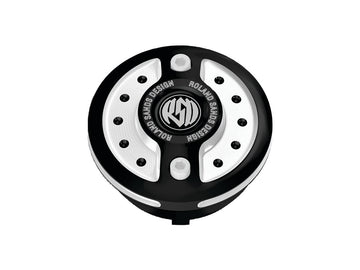 Harley Davidson Dyna [1996-2017]-Radial fuel display lid contrast cut