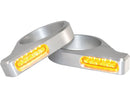 Harley Davidson MM FORK Tubes [1939-1941]-ZC-Line Classic LED blinker silver-4