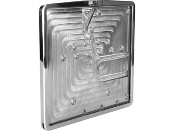 Harley Davidson - Inner license plate base plate Swedish size 200x160mm aluminum