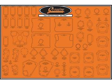 Harley Davidson FX Model [1985-1994]-sealing plate for 1984-99 Evo Big-Twin