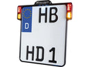Harley Davidson-All-Inn 2.0 license plate holder base plate with-5