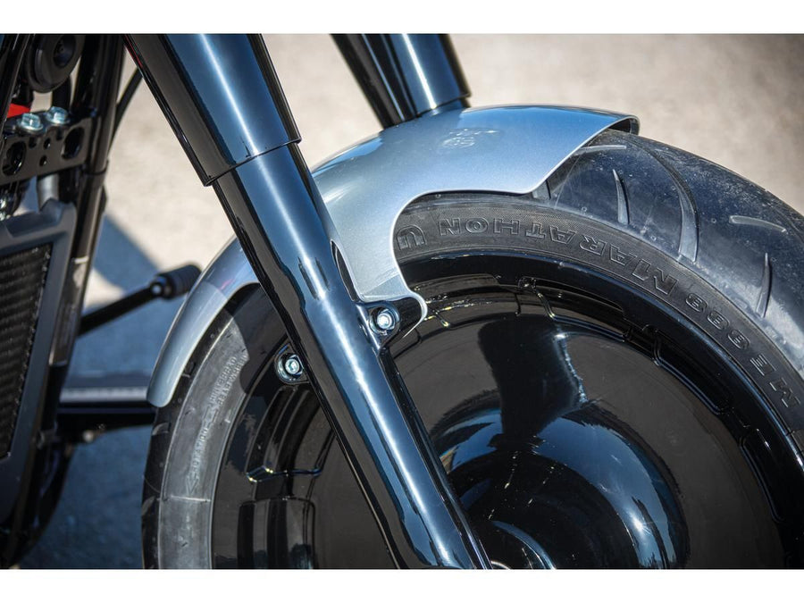 Harley Davidson FLFB [2018-2020]-Steel front wheel protection sheet for Softail models