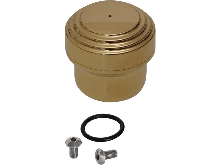 Harley Davidson - Oldstyle Mini Hand Control Polished Oil Reservoir Brass