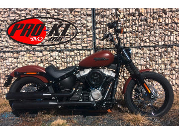 Harley Davidson Softail [2018-2024]-ribbed rocker box lid raw - 0