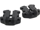 Harley Davidson Softail [2018-2024]-ribbed rocker box cover black-1