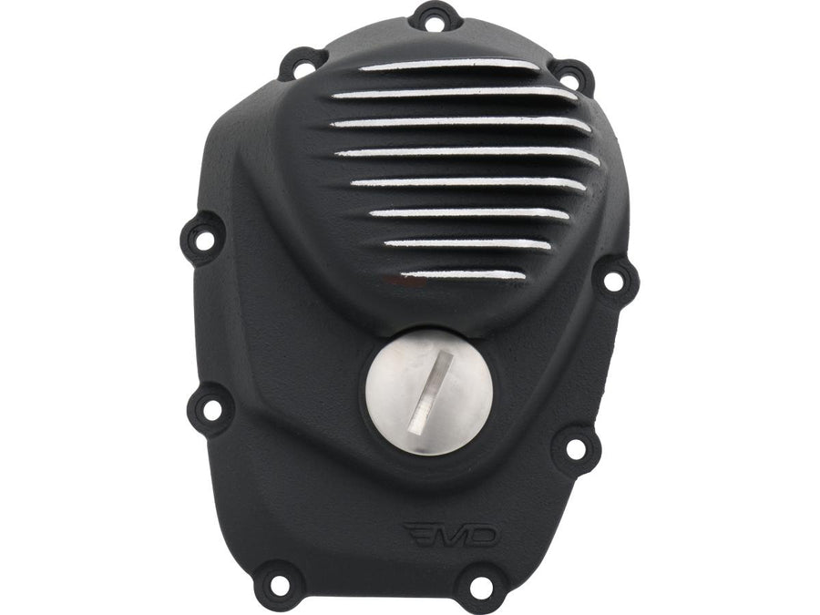 Harley Davidson Softail [2018-2024]-Ribbed camshaft cover black cut