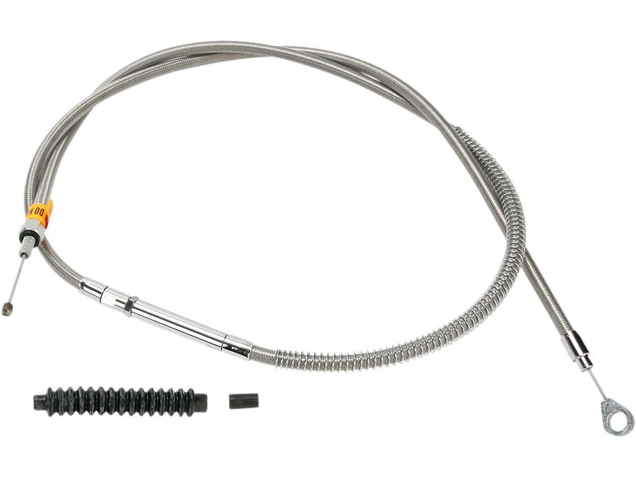 Harley Davidson FLDE [2018-2020]-stainless steel-coated clutch cable standard