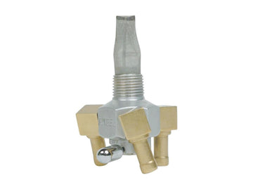 Harley Davidson-Triple outlet fuel valve on/out of only hexagon valve 3/8 "