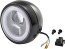 Harley Davidson - Capsule 120 4 1/2 "Headlight black powder -coated projector-1