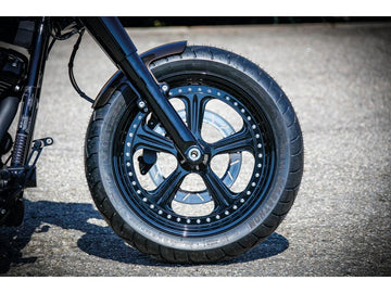 Harley Davidson FLFB [2018-2020]-Steel front wheel protection sheet for Softail models