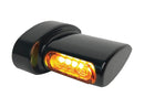 Harley Davidson Softail [1993-2024]-Winglet Micro Led Blinker Black Anodized-1