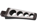 Harley Davidson Softail [2018-2025]-drilled driver's footrests with contrast cut-2