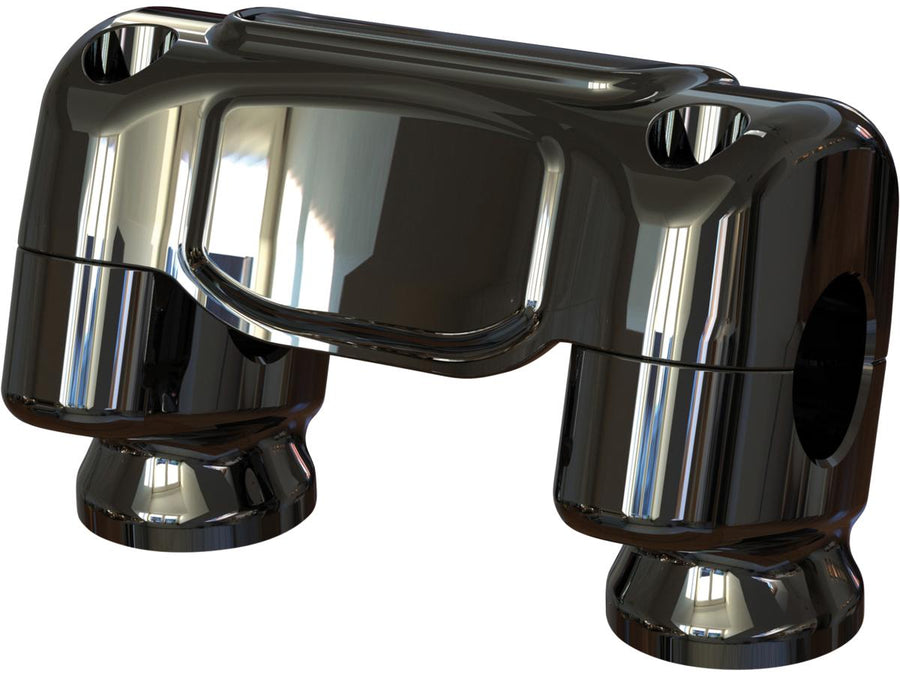 Harley Davidson Softail [2018-2025]-speedometer holder 1 "clamp diameter glossy black 1"