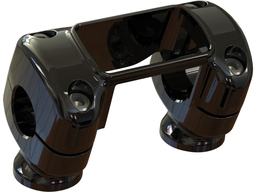 Harley Davidson Softail [2018-2025]-speedometer holder 1 "clamp diameter glossy black 1"