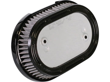 Harley Davidson Softail [2018-2024]-Oval air filter housing air filter kit chrome