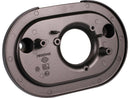 Harley Davidson - oval air filter box base plate black-1