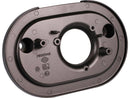 Harley Davidson - oval air filter box base plate black-3