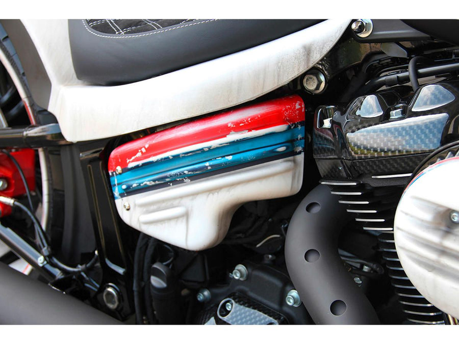 Harley Davidson FLSL [2018-2021]-racing side cladding slit black gloss