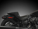 Harley Davidson FLSL [2018-2021]-Kickflip seat basket wave black vinyl-2