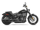 Harley Davidson FLSL [2018-2021]-Kickflip seat basket wave black vinyl-7