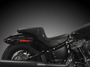 Harley Davidson FLSL [2018-2021]-Kickflip seat diamond spice black vinyl - 0