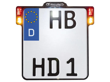 Harley Davidson-All-Inn 2.0 license plate holder base plate with