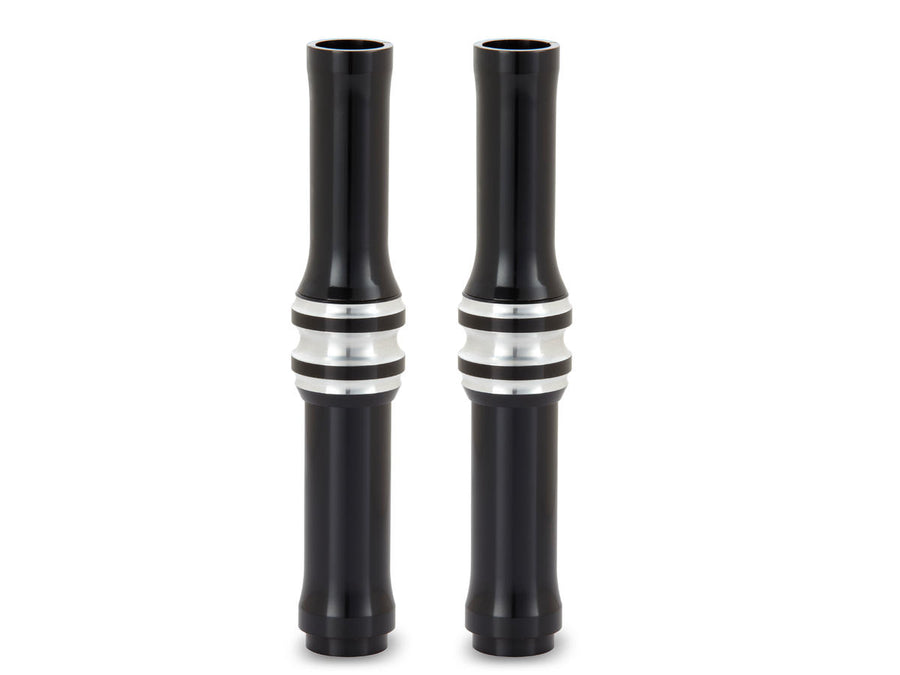 Harley Davidson Softail [2018-2024]-10-gauge stark tube covers black anodized
