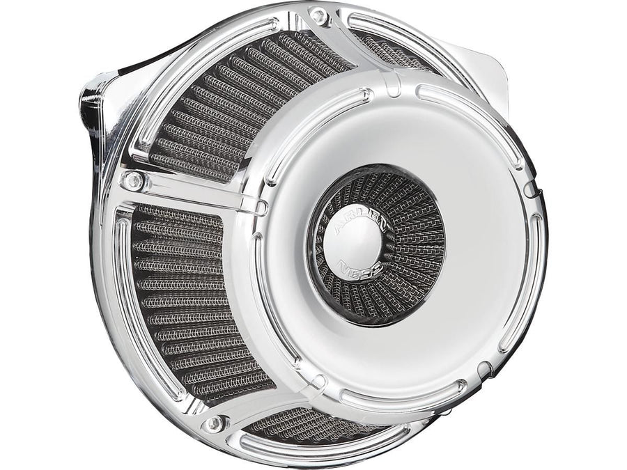 Harley Davidson Softail [2018-2024]-Slot Track Inverted Series Air Filter Chrome