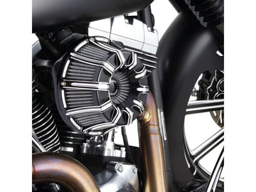 Harley Davidson Softail [2018-2024]-10-gauge inverted Series air filter black - 0