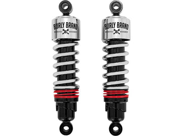 Harley Davidson Dyna [1991-2017]-Slammer plus twin shock absorber Chroma 11.5 "