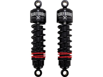 Harley Davidson Dyna [1991-2017]-Slammer plus twin shocks black 11.5 "