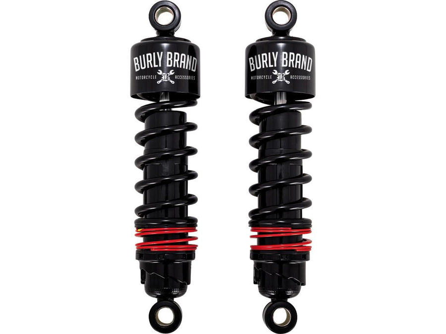Harley Davidson Dyna [1991-2017]-Slammer plus twin shocks black 11.5 "