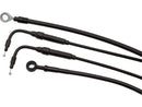 Harley Davidson Flhtc [1997-1999]-13 "excavator bar cable set stainless steel clear-2
