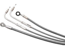 Harley Davidson FLHTC [2000-2002]-15 "excavator bar cable set stainless steel clear-2