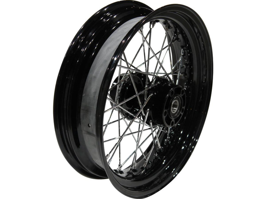 Harley Davidson FlStc [2000-2003]-OEM Style 40-spoke wheels black 16 "3.00"